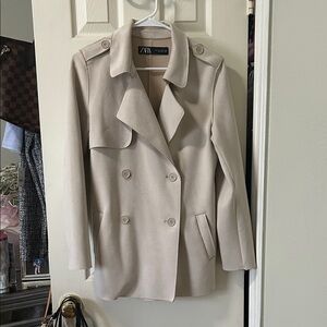 Zara Women's Beige Trench Coat